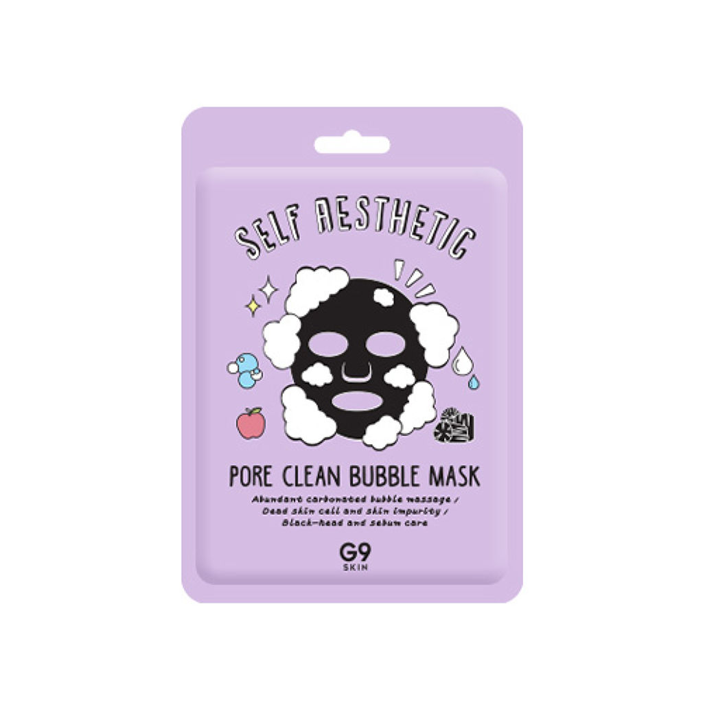 G9SKIN Self aesthetic Poreclean Bubble mask