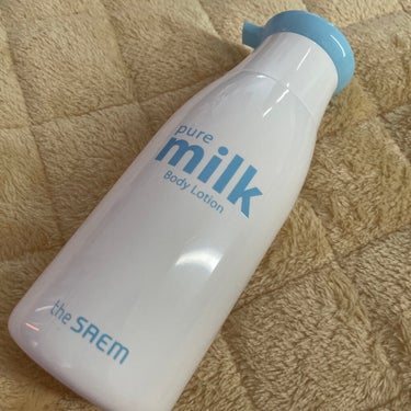 the SAEM pure milk Body Lotion のクチコミ「the SAEM


pure milk Body Lotion


#ドン・キホーテ 
で購.....」（2枚目）