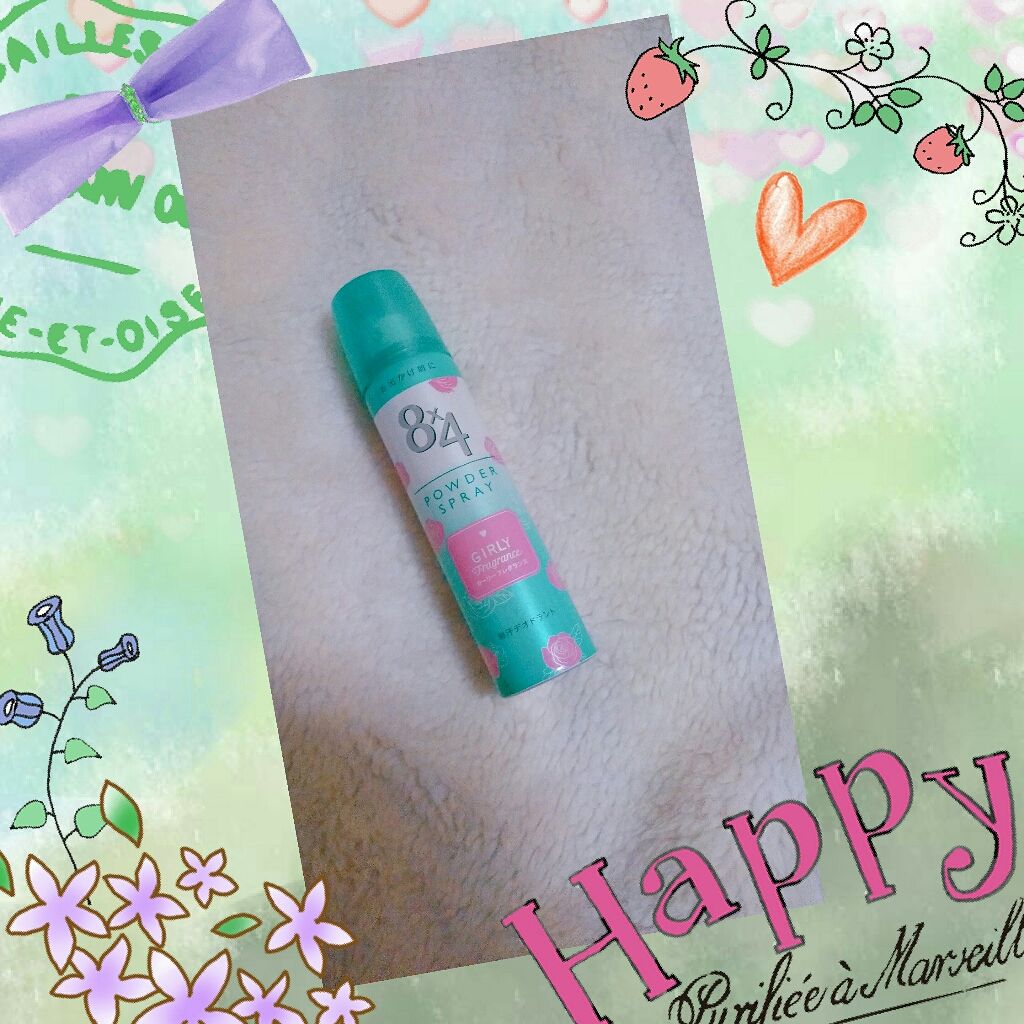 パウダースプレー(ガーリーフレグランス)/８ｘ４/デオドラント・制汗剤を使ったクチコミ（1枚目）