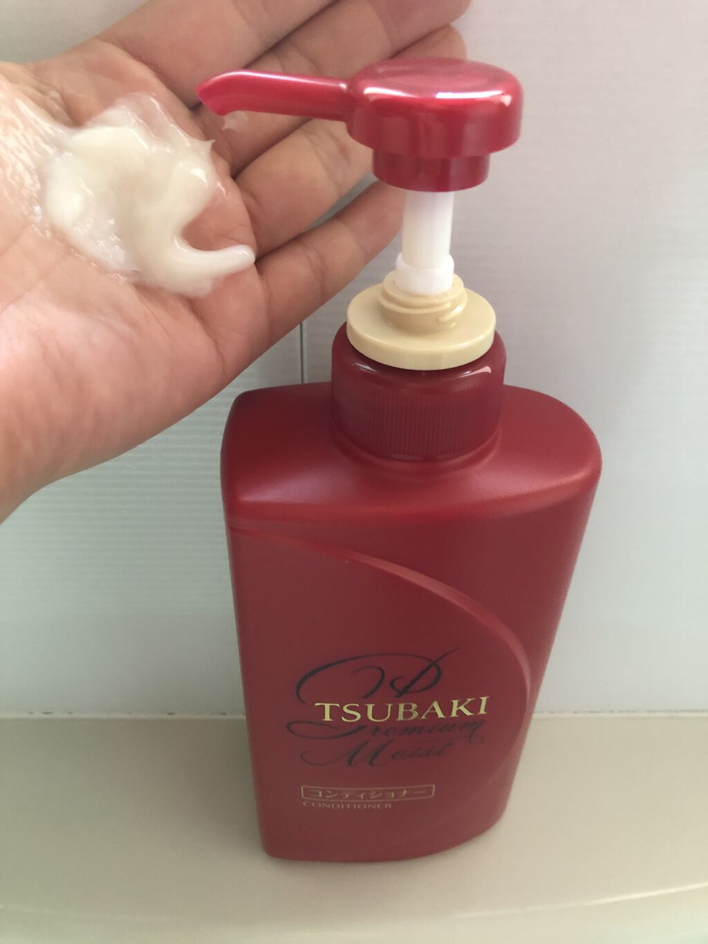 プレミアムモイスト シャンプー／ヘアコンディショナー/TSUBAKI/市販シャンプーを使ったクチコミ（3枚目）