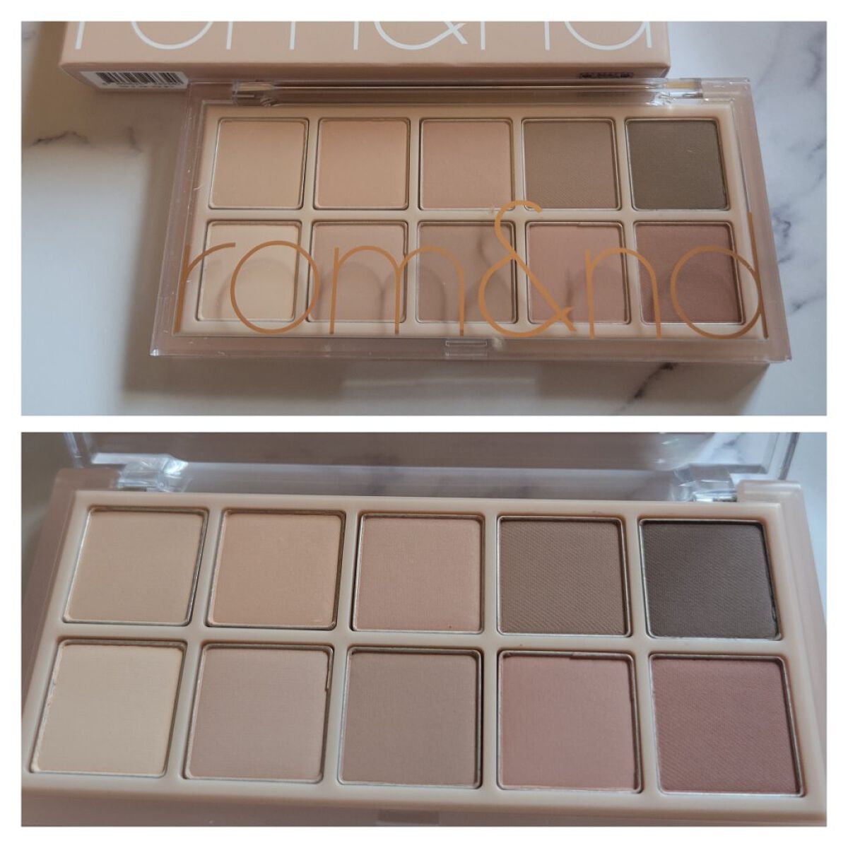 
〈rom&ndベターザンパレット〉
SHADE&SHADOW　05

写真は指で３、４回塗ってます

LIPSショッピングで買いました😺

なんでもっと早く買わなかったのか
買って大正解！✨️

薄付きなのでメイクの失敗減らせるし
仕事