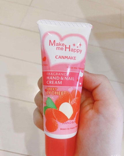 メイクミーハッピー フレグランスハンド&ネイルクリーム/キャンメイク/ハンドクリームを使ったクチコミ(1枚目)