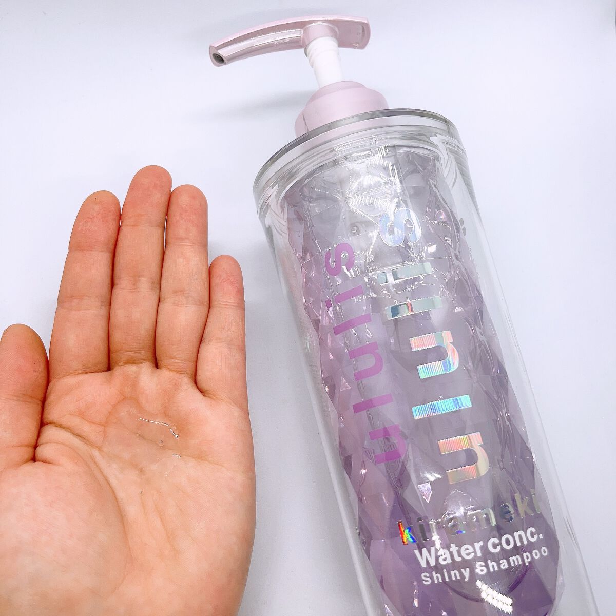 キラメキ ウォーターコンク シャイニー シャンプー/ヘアトリートメント/ululis/市販シャンプーを使ったクチコミ（2枚目）