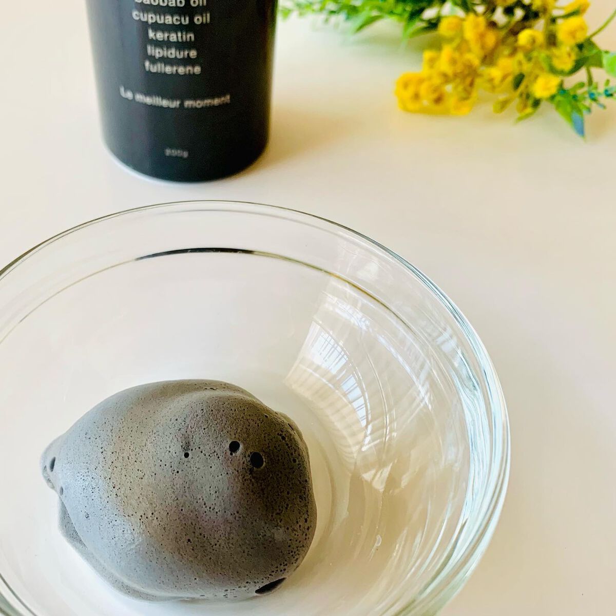 スパークリングオイル クレンジング&シャンプー ブラック /Le ment/市販シャンプーを使ったクチコミ(3枚目)