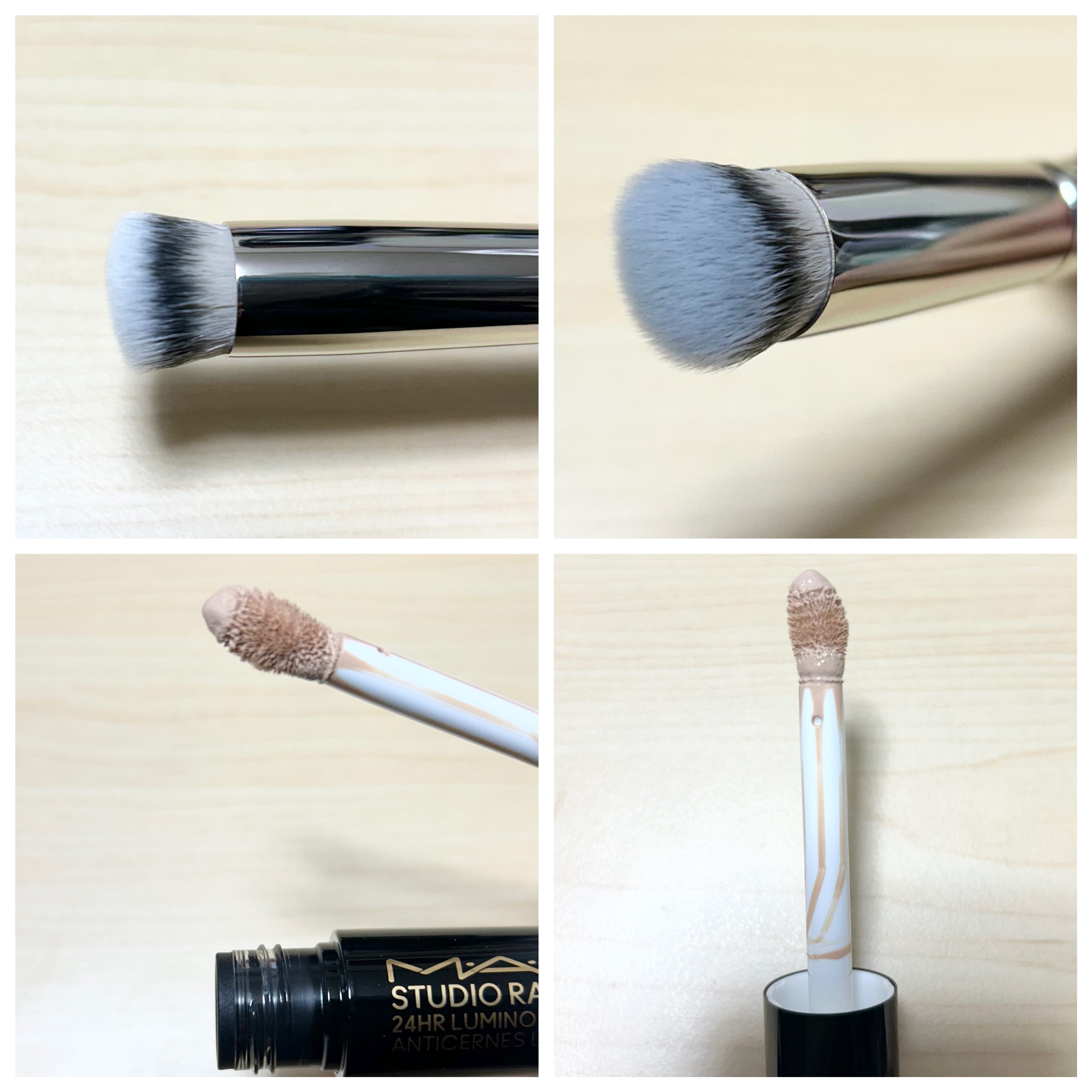 #270S ミニ ラウンド スラント ブラシ/M・A・C/メイクブラシを使ったクチコミ（3枚目）