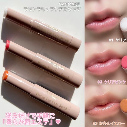 プランプリップケアスクラブ/キャンメイク/リップスクラブを使ったクチコミ(9枚目)