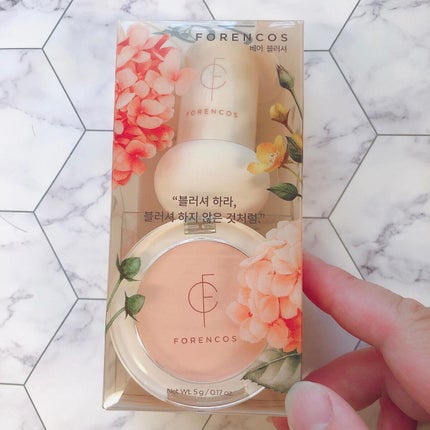 ベアブラッシャー パフ付き/フォレンコス/パウダーチークを使ったクチコミ(3枚目)