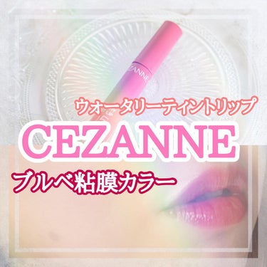 ウォータリーティントリップ/CEZANNE/口紅を使ったクチコミ（1枚目）