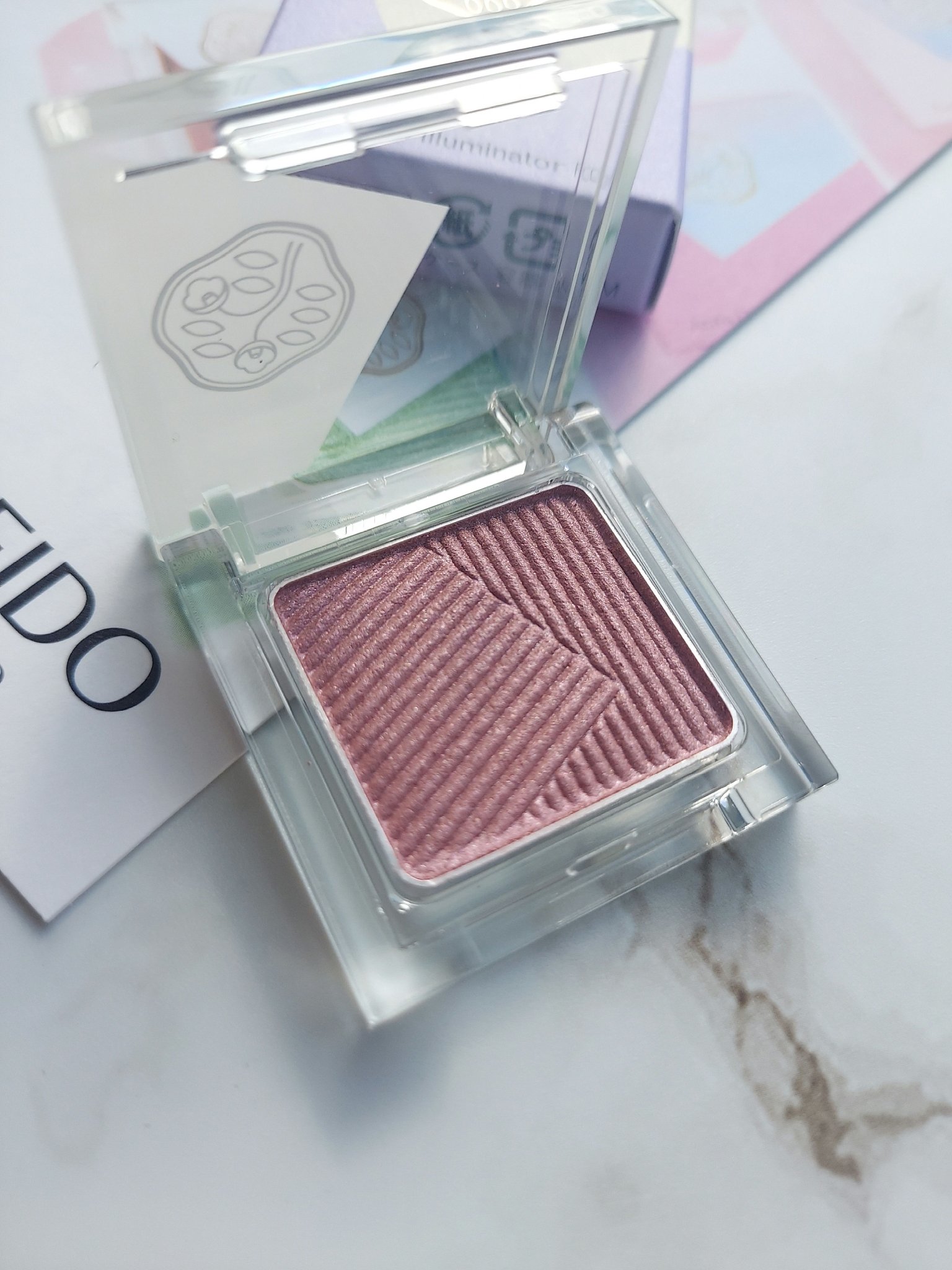 オーラデュウ プリズム イルミネーター ピコ 02 夕間暮れ/SHISEIDO/単色アイシャドウを使ったクチコミ（1枚目）