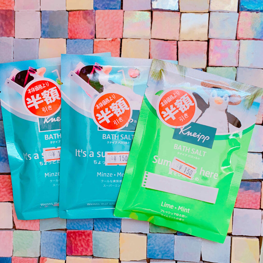 クナイプ バスソルト ライムミントの香り/クナイプ/無機塩系入浴剤を使ったクチコミ（1枚目）