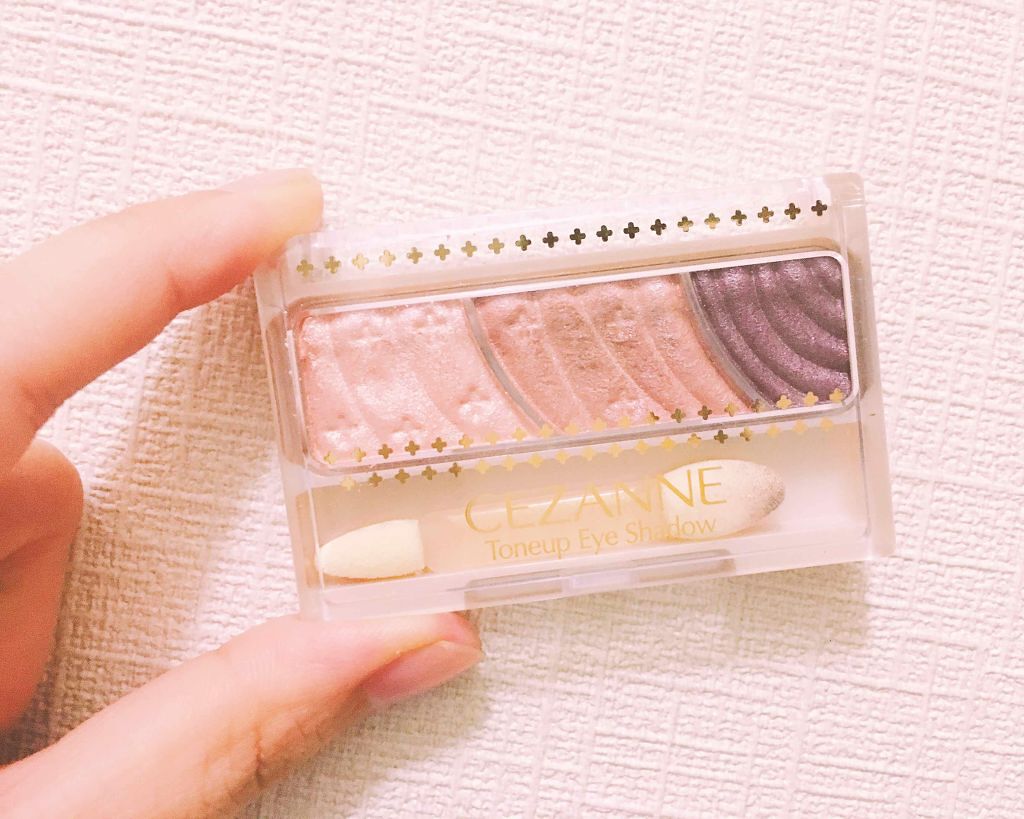 トーンアップアイシャドウ/CEZANNE/アイシャドウパレットを使ったクチコミ（1枚目）