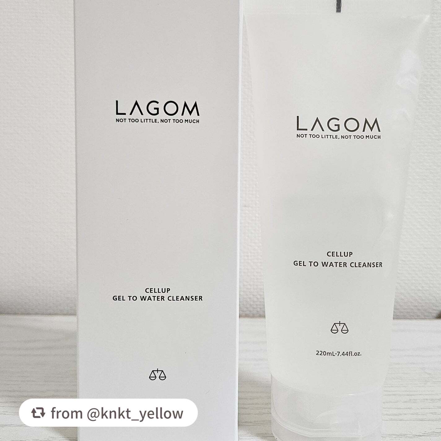 ラゴム ジェルトゥウォーター クレンザー(朝用洗顔)/LAGOM /その他洗顔料を使ったクチコミ(1枚目)