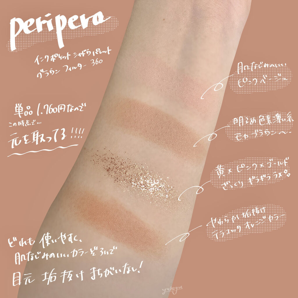 インク ザ タトゥー/PERIPERA/リップグロスを使ったクチコミ（2枚目）