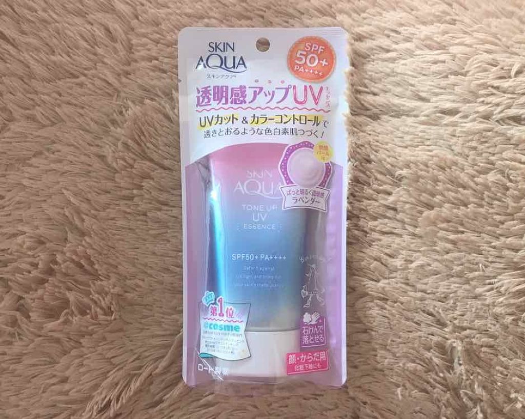 スキンアクア トーンアップUVエッセンス/スキンアクア/日焼け止めクリームを使ったクチコミ（2枚目）
