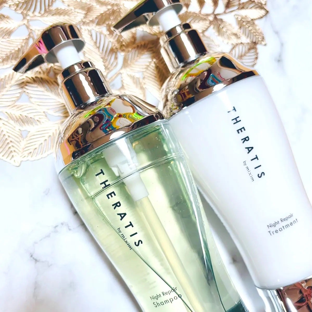 ナイトリペア シャンプー/ヘアトリートメント/THERATIS/シャンプー・コンディショナーを使ったクチコミ(1枚目)