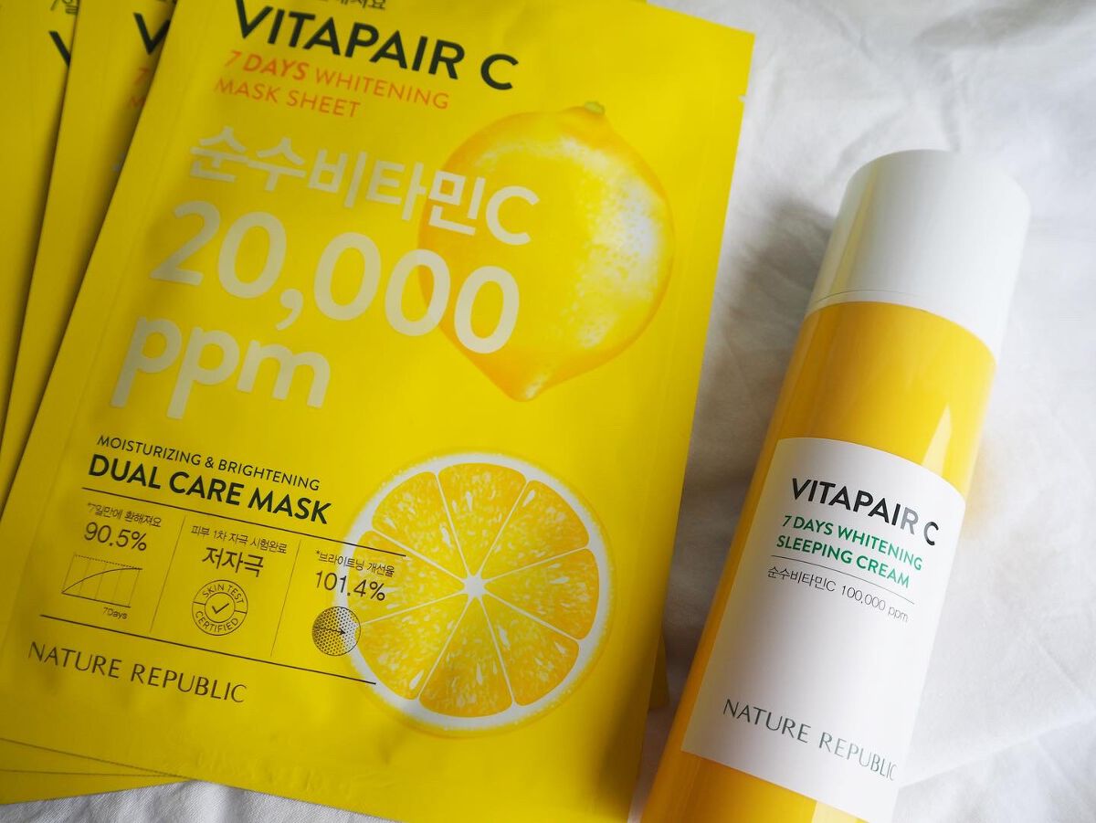 ビタペアCシートマスク/ネイチャーリパブリック/シートマスク・パックを使ったクチコミ（1枚目）