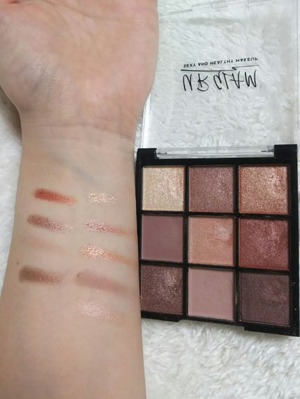 UR GLAM BLOOMING EYE COLOR PALETTE/U R GLAM/アイシャドウパレットを使ったクチコミ(2枚目)