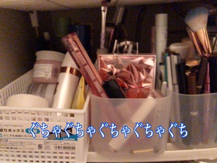 ポリプロピレン メイクボックス 1/2 横ハーフ/無印良品/化粧ポーチを使ったクチコミ(4枚目)