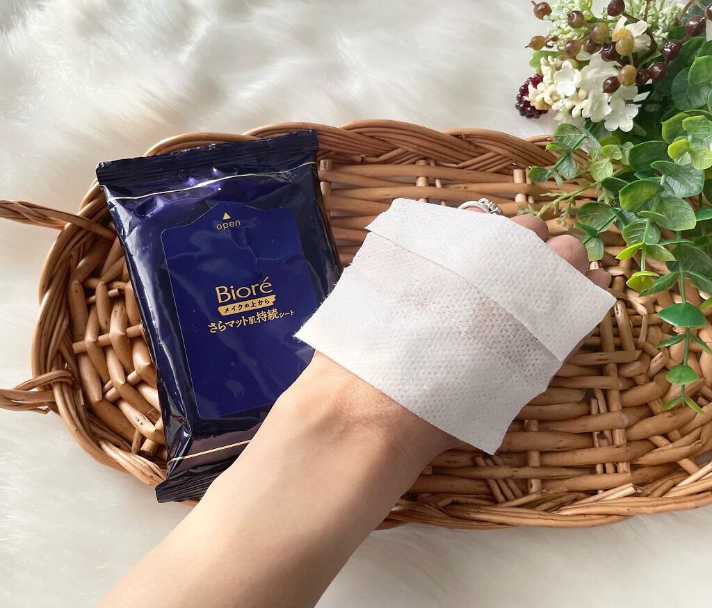 ビオレ メイク持続シート さらマット肌/ビオレ/フェイスシートを使ったクチコミ(3枚目)