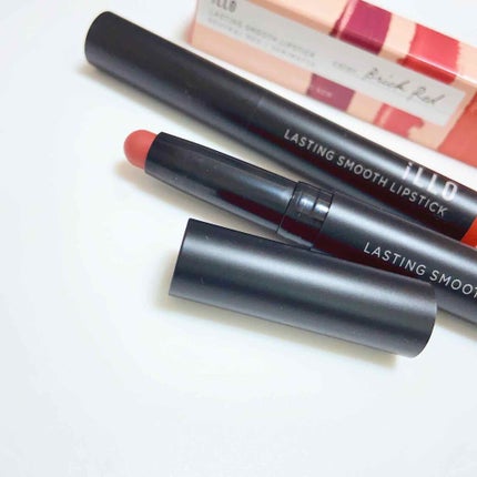 LASTING SMOOTH LIPSTICK(ラスティングスムースリップスティック)/iLLO/口紅を使ったクチコミ(3枚目)