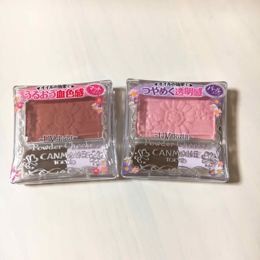 【旧品】パウダーチークス/キャンメイク/パウダーチークを使ったクチコミ(1枚目)