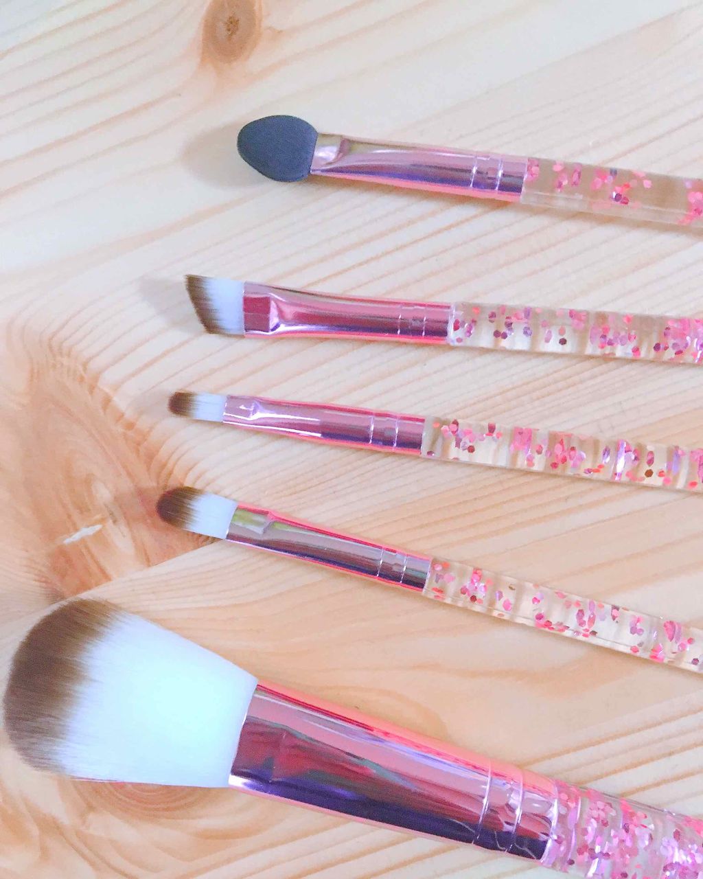 メイクブラシセット/3COINS/メイクブラシを使ったクチコミ（3枚目）