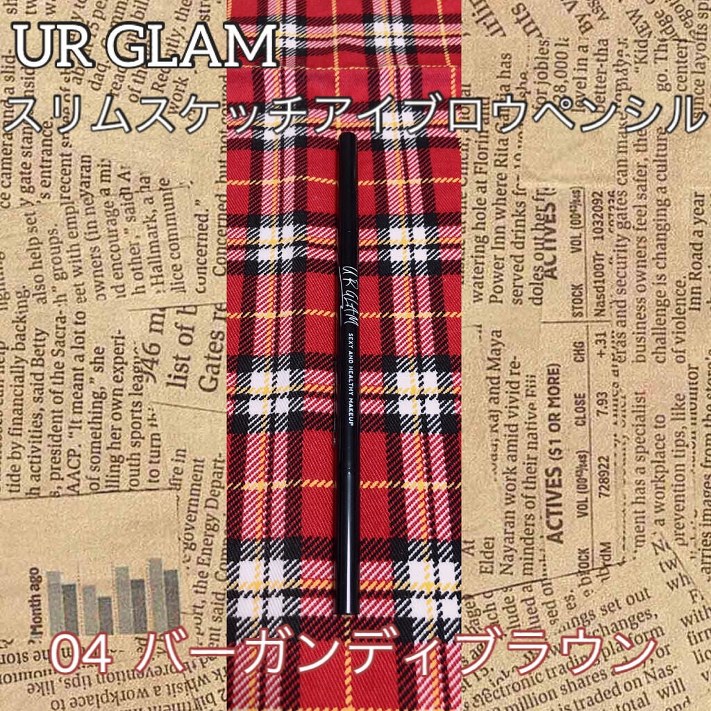 スリムスケッチアイブロウペンシル/U R GLAM/アイブロウペンシルを使ったクチコミ(6枚目)