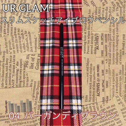 スリムスケッチアイブロウペンシル/U R GLAM/アイブロウペンシルを使ったクチコミ(6枚目)