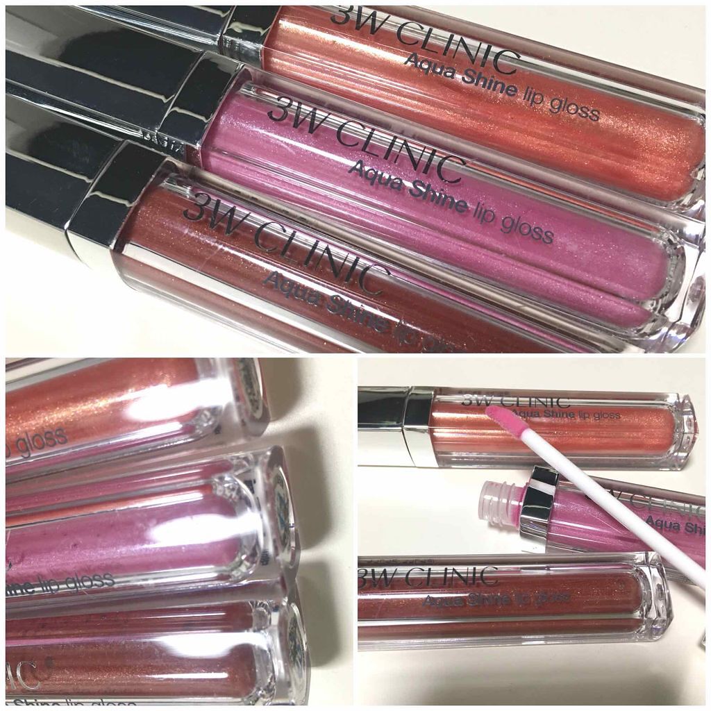 アクアシャインリップグロス/3W CLINIC(韓国)/リップグロスを使ったクチコミ(1枚目)