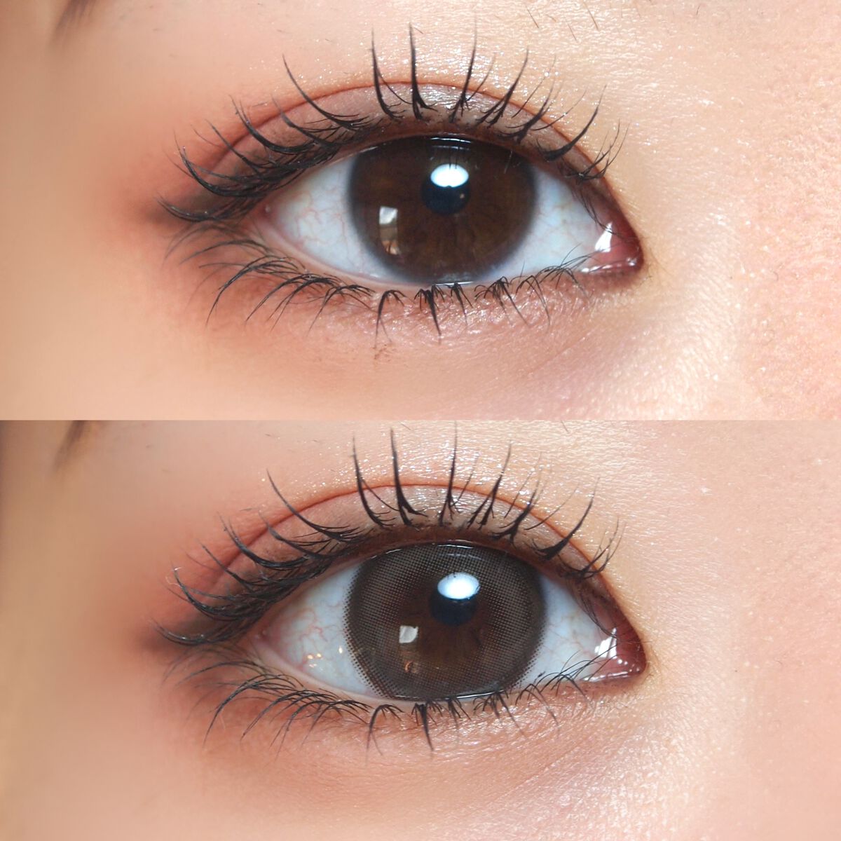 chuuLENS Milk&Tea 1day/chuu LENS/ワンデー（１DAY）カラコンを使ったクチコミ（3枚目）