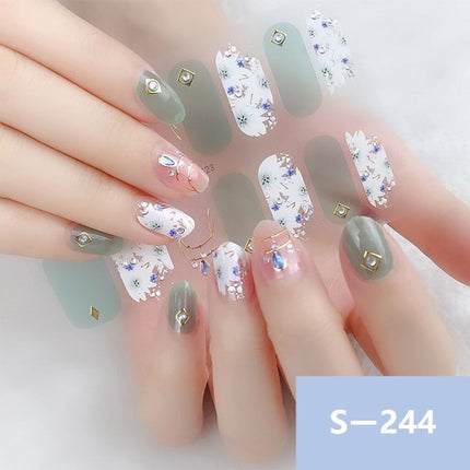 ネイルシール/Qoo10/ネイルシールを使ったクチコミ(3枚目)