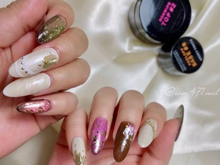 きまぐれキャット キャッツアイ/きまぐれキャット/ジェルネイルを使ったクチコミ(4枚目)