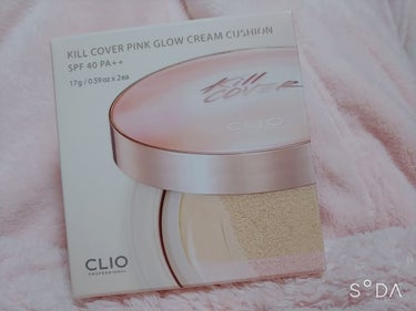 🧚CLIO　キルカバーピンクグロウクリームクッション

ふくれなちゃんが使ってて気になって買いました！
まずは見た目に惹かれてしまうキュートさ😔💖

美容液入りなので乾燥気にならないかなと思ってましたが