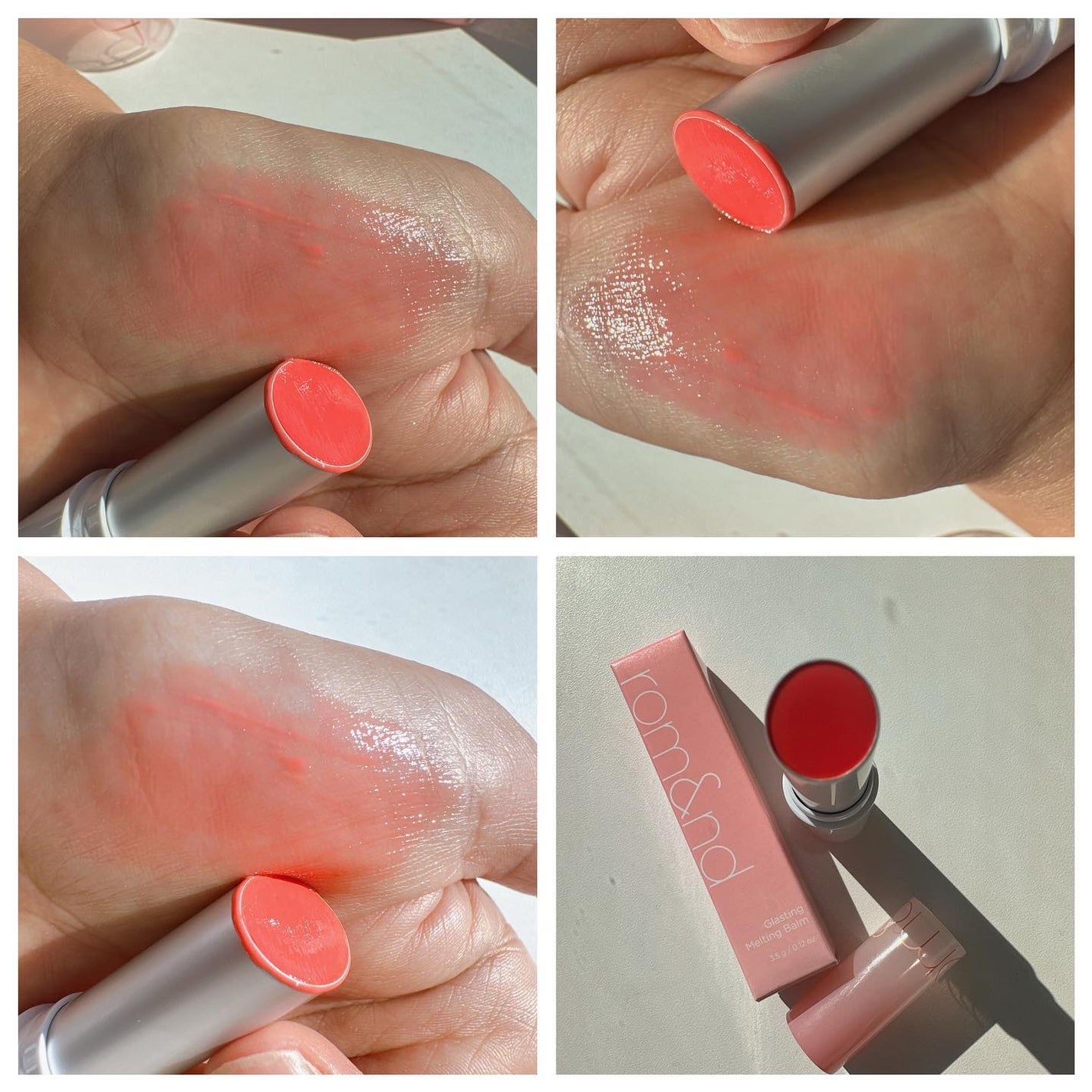 グラスティングメルティングバーム/rom&nd/リップバームを使ったクチコミ(2枚目)