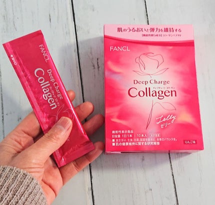 ディープチャージ コラーゲン スティックゼリー/ファンケル/美容サプリメントを使ったクチコミ(1枚目)