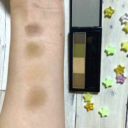 リシェ カラーリング アイブロウパウダー BR-1 イエローブラウン/Visée/パウダーアイブロウを使ったクチコミ(2枚目)