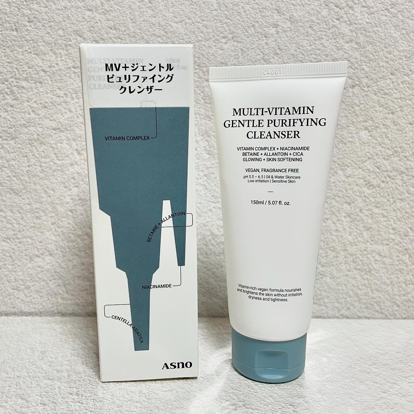 エムブイジェントルピュリファイングクレンザー/ASNO/洗顔フォームを使ったクチコミ（1枚目）