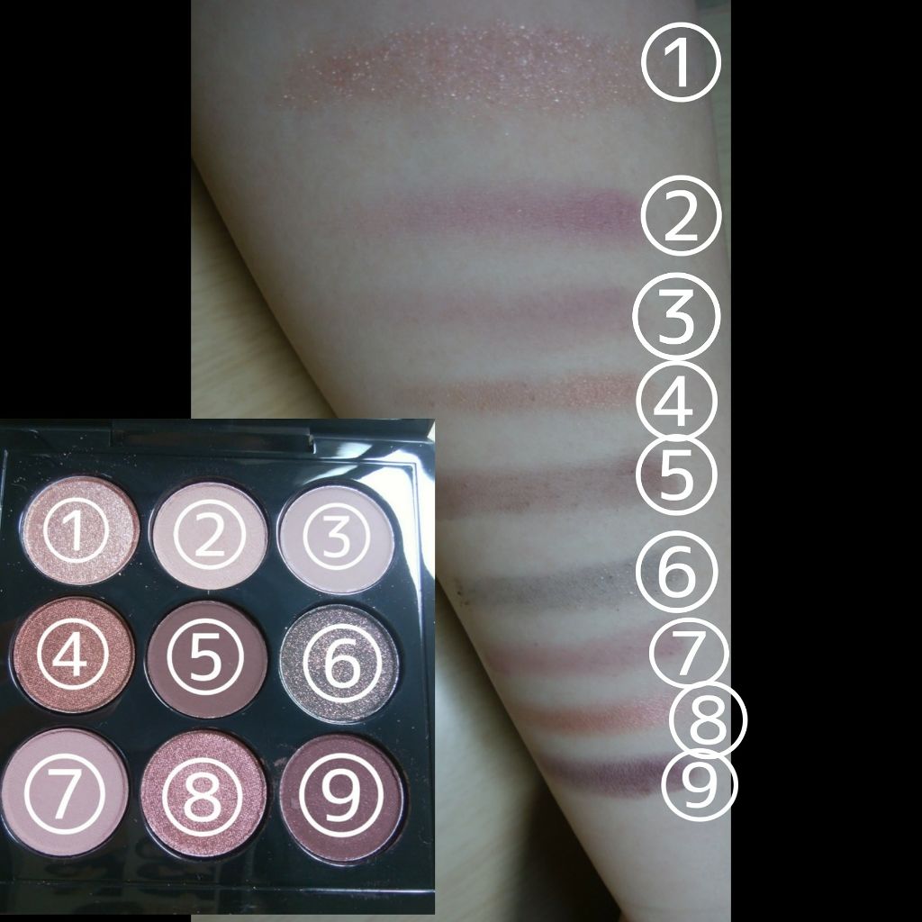 スモール アイシャドウ×9/M・A・C/アイシャドウパレットを使ったクチコミ(3枚目)