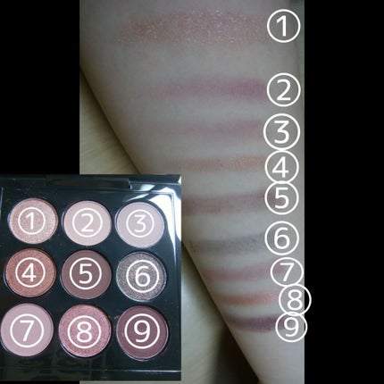 スモール アイシャドウ×9/M・A・C/アイシャドウパレットを使ったクチコミ(3枚目)