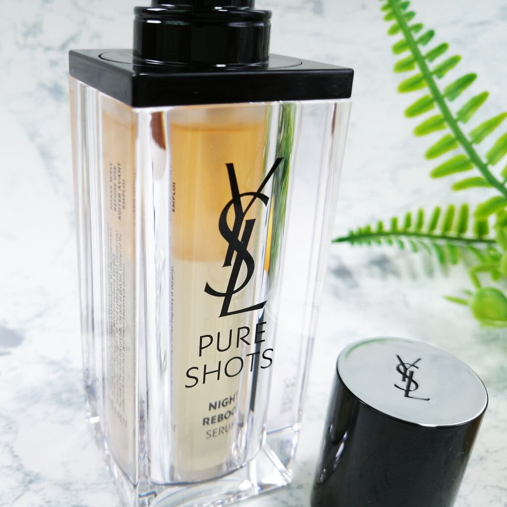 ピュアショット ナイト リチャージセラム/YVES SAINT LAURENT BEAUTE/美容液を使ったクチコミ(2枚目)
