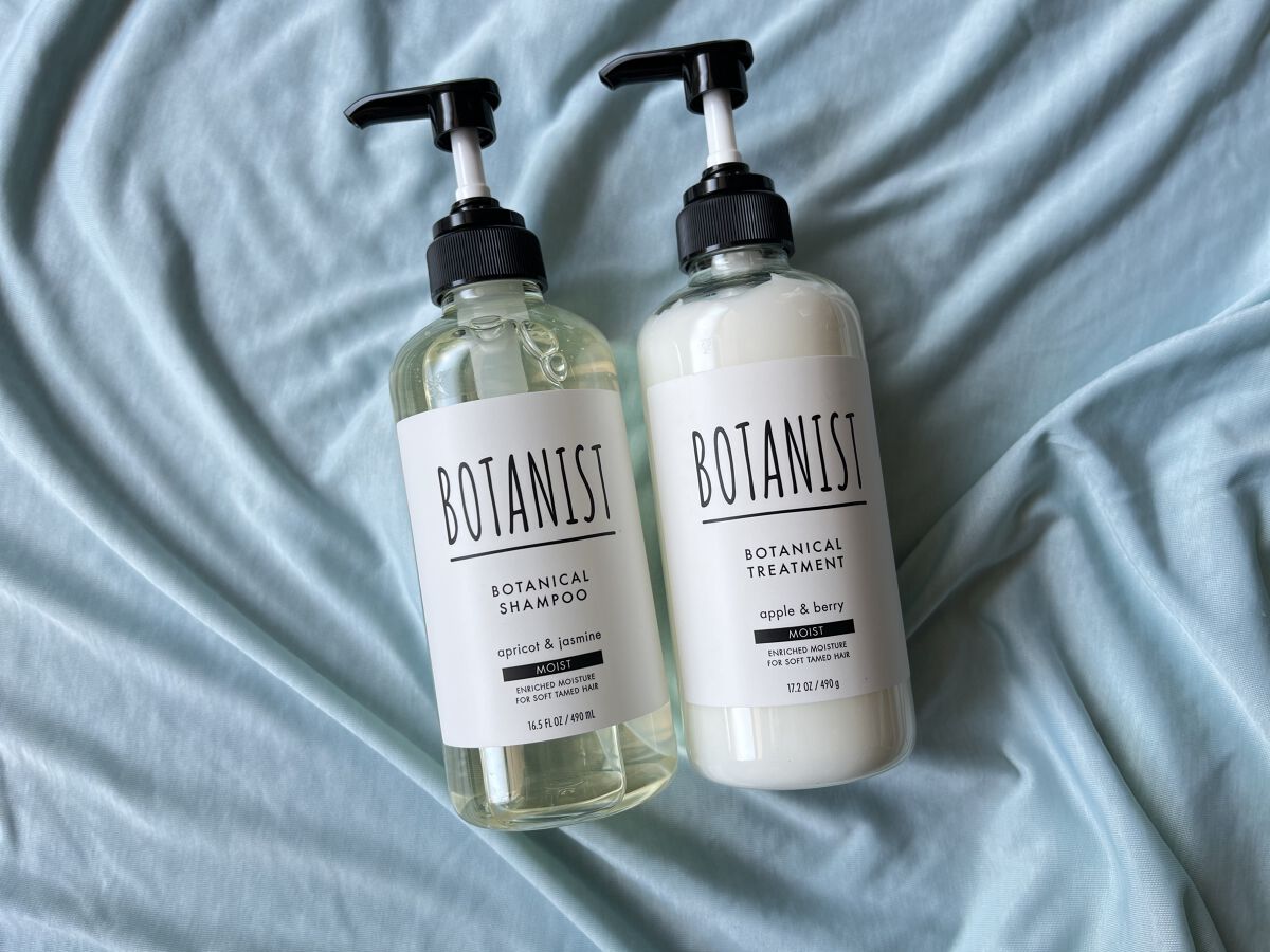 ボタニカルシャンプー／トリートメント(モイスト) /BOTANIST/シャンプー・コンディショナーを使ったクチコミ（1枚目）