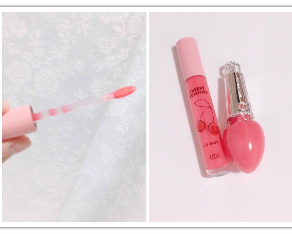 チェリーモイスチャー リップグロウ/ETUDE/リップグロスを使ったクチコミ(3枚目)