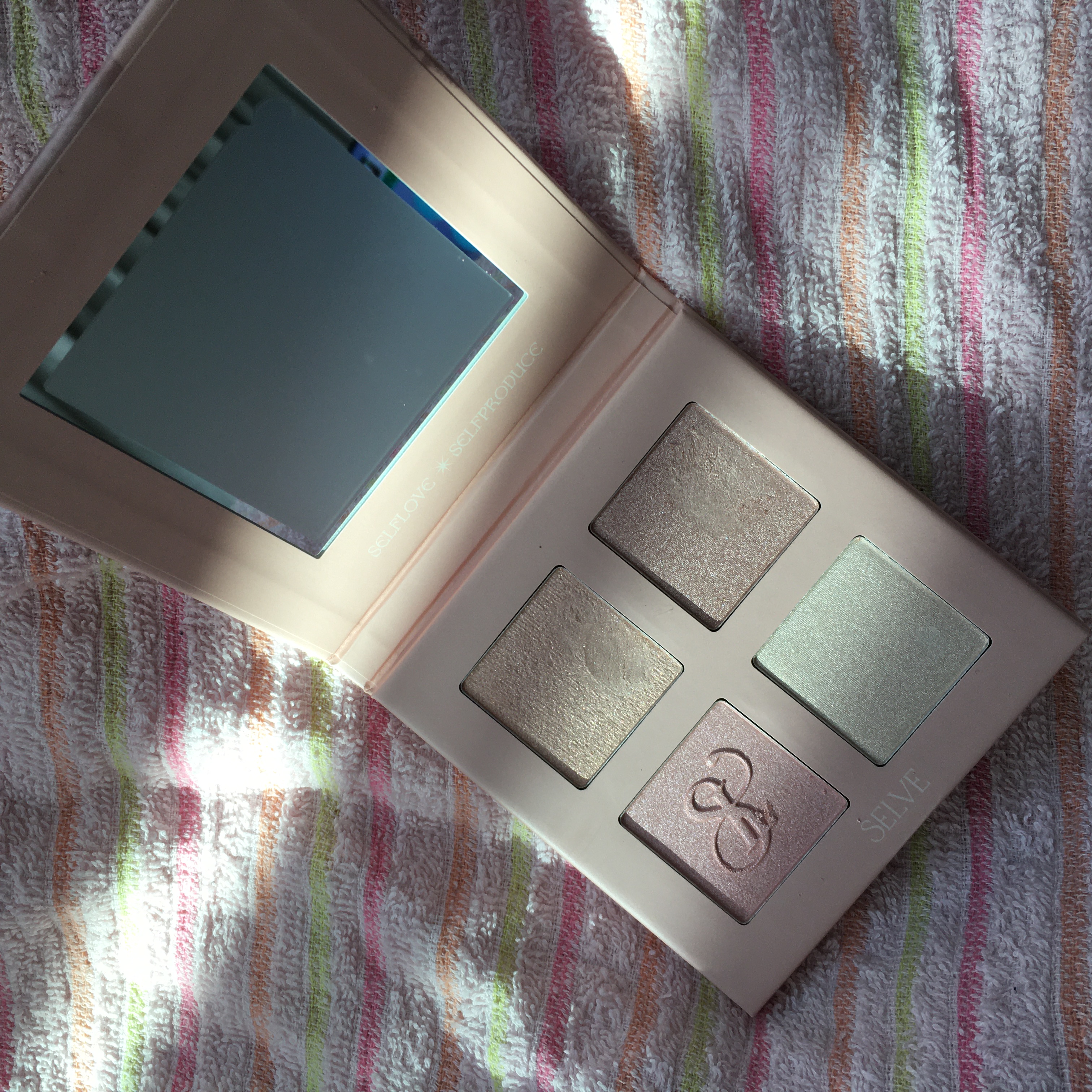 プリズムショットマルチハイライトパレット/SELVE/パウダーハイライトを使ったクチコミ（1枚目）
