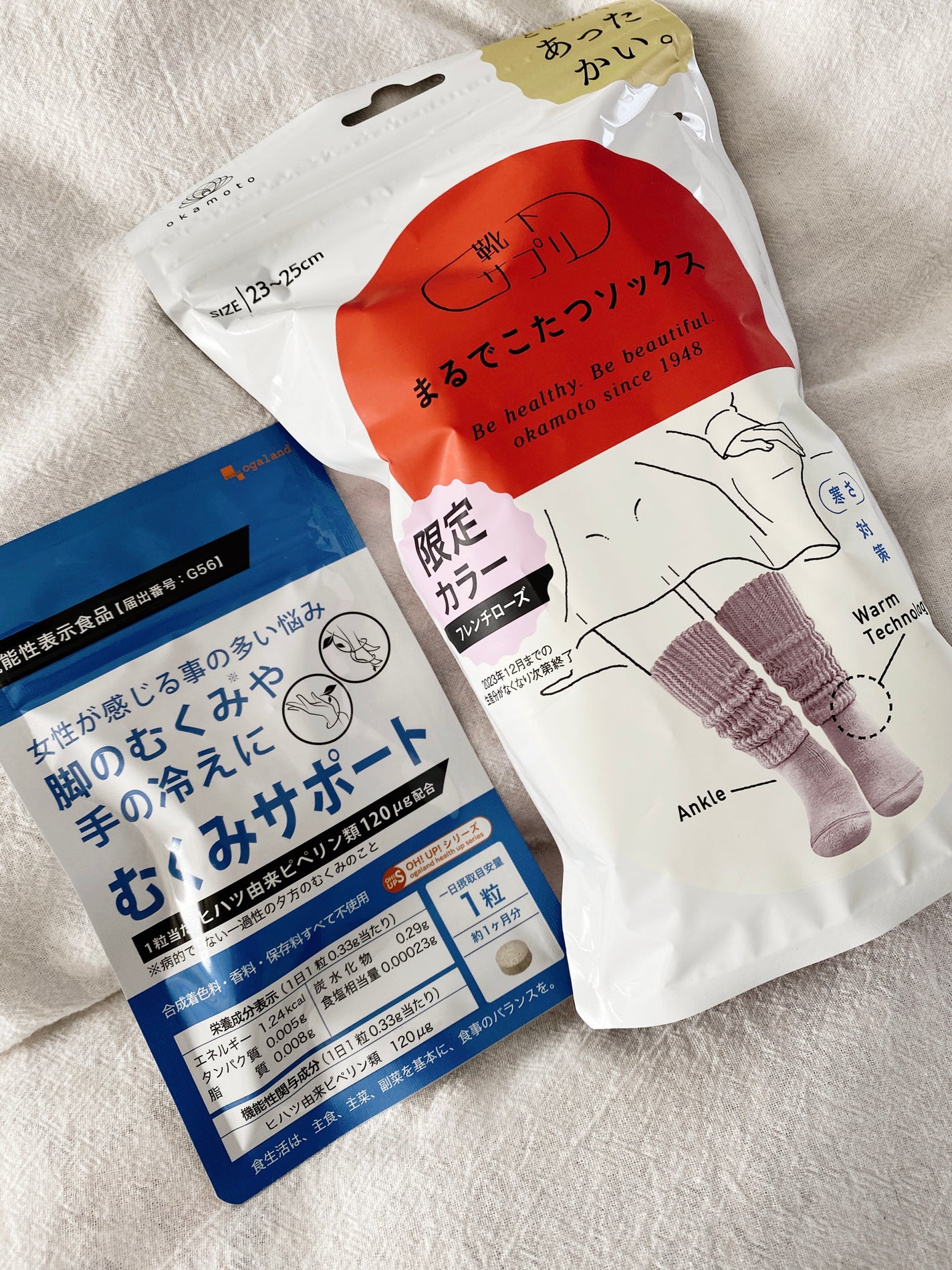 靴下サプリ まるでこたつ レディース ソックス/靴下サプリ/暖かい靴下を使ったクチコミ(1枚目)