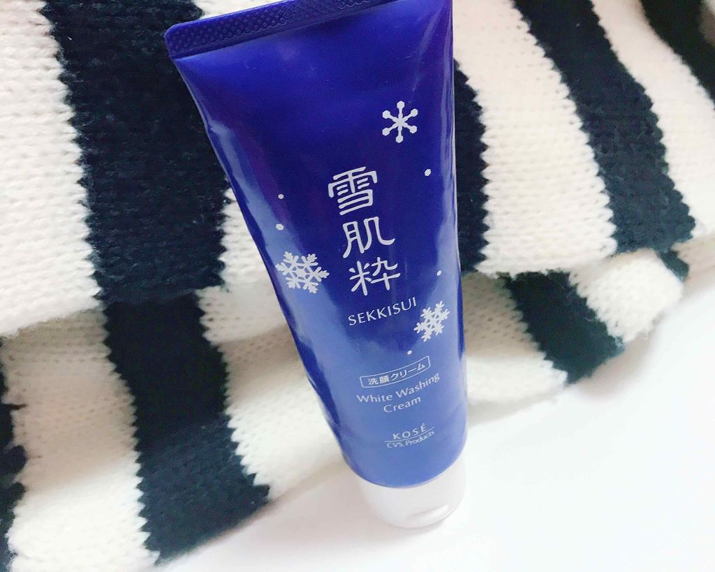 ホワイト洗顔クリーム/雪肌粋/洗顔フォームを使ったクチコミ（1枚目）