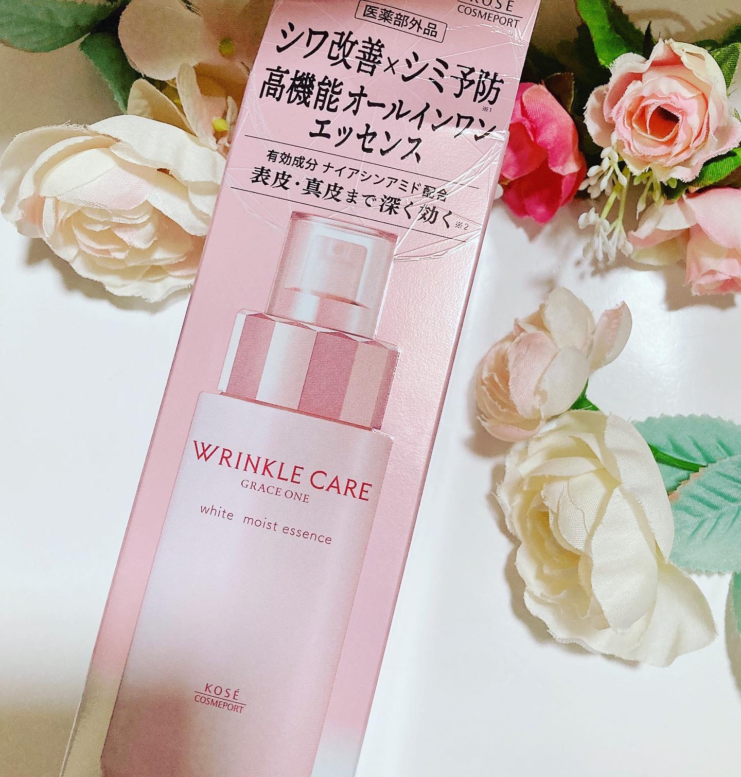 リンクルケア ホワイト モイストエッセンス/グレイスワン/オールインワン化粧品を使ったクチコミ（1枚目）