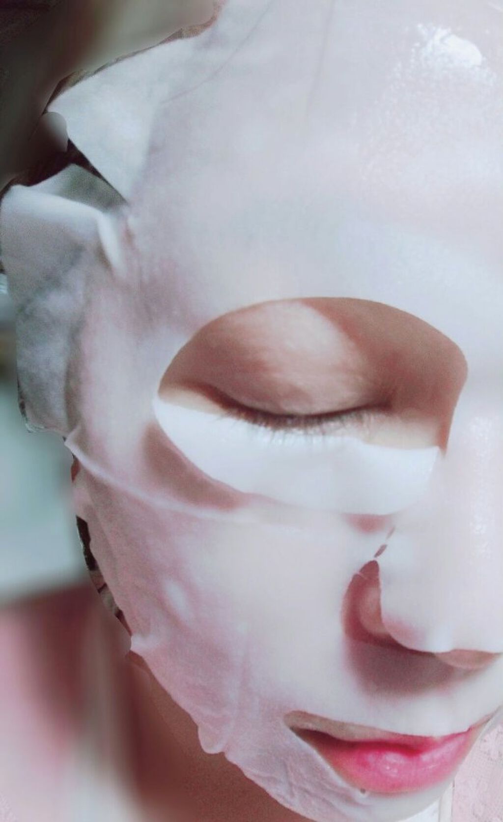 乳液マスク ハリ/恵の本舗/シートマスク・パックを使ったクチコミ（3枚目）