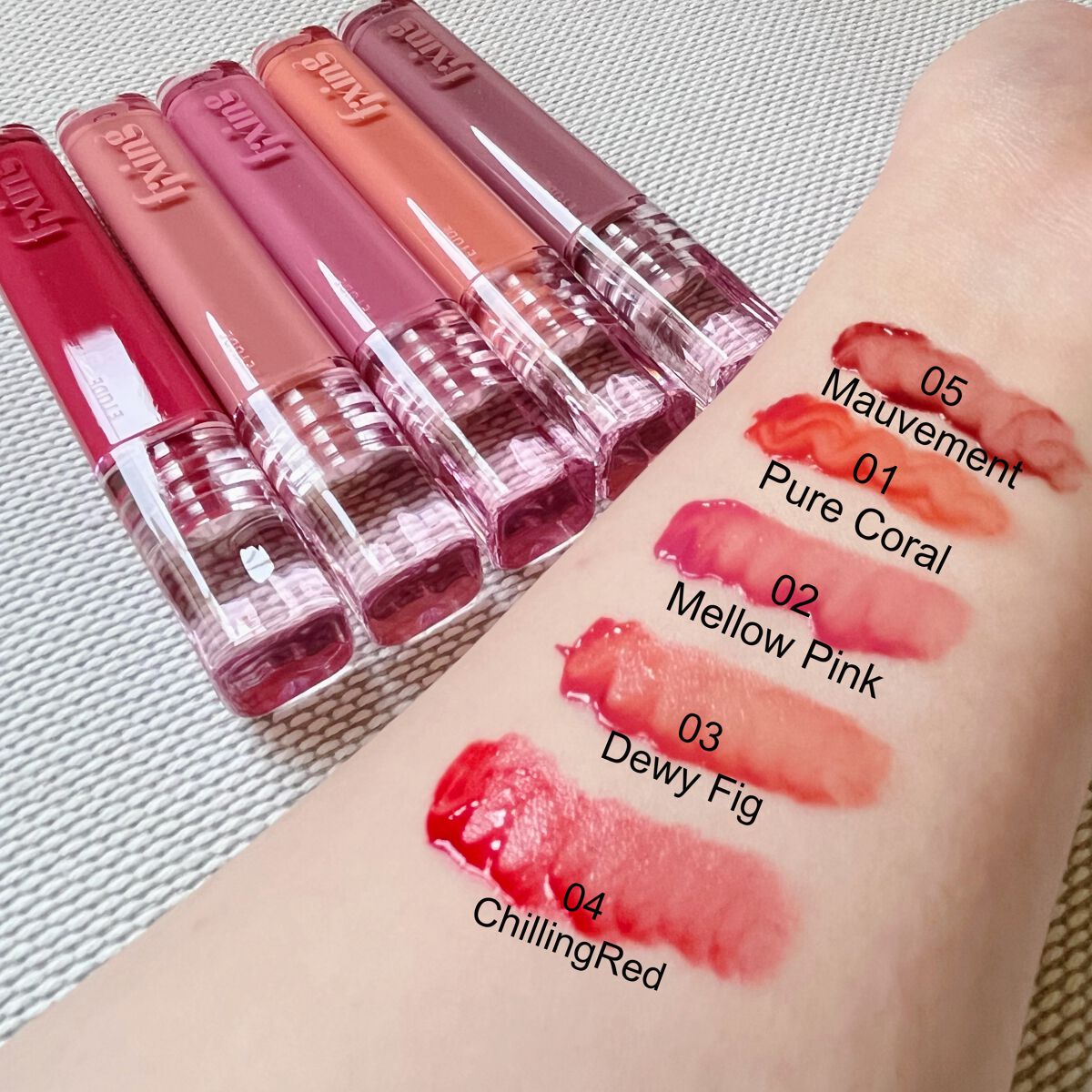 グロウ フィクシングティント/ETUDE/リップティントを使ったクチコミ（2枚目）