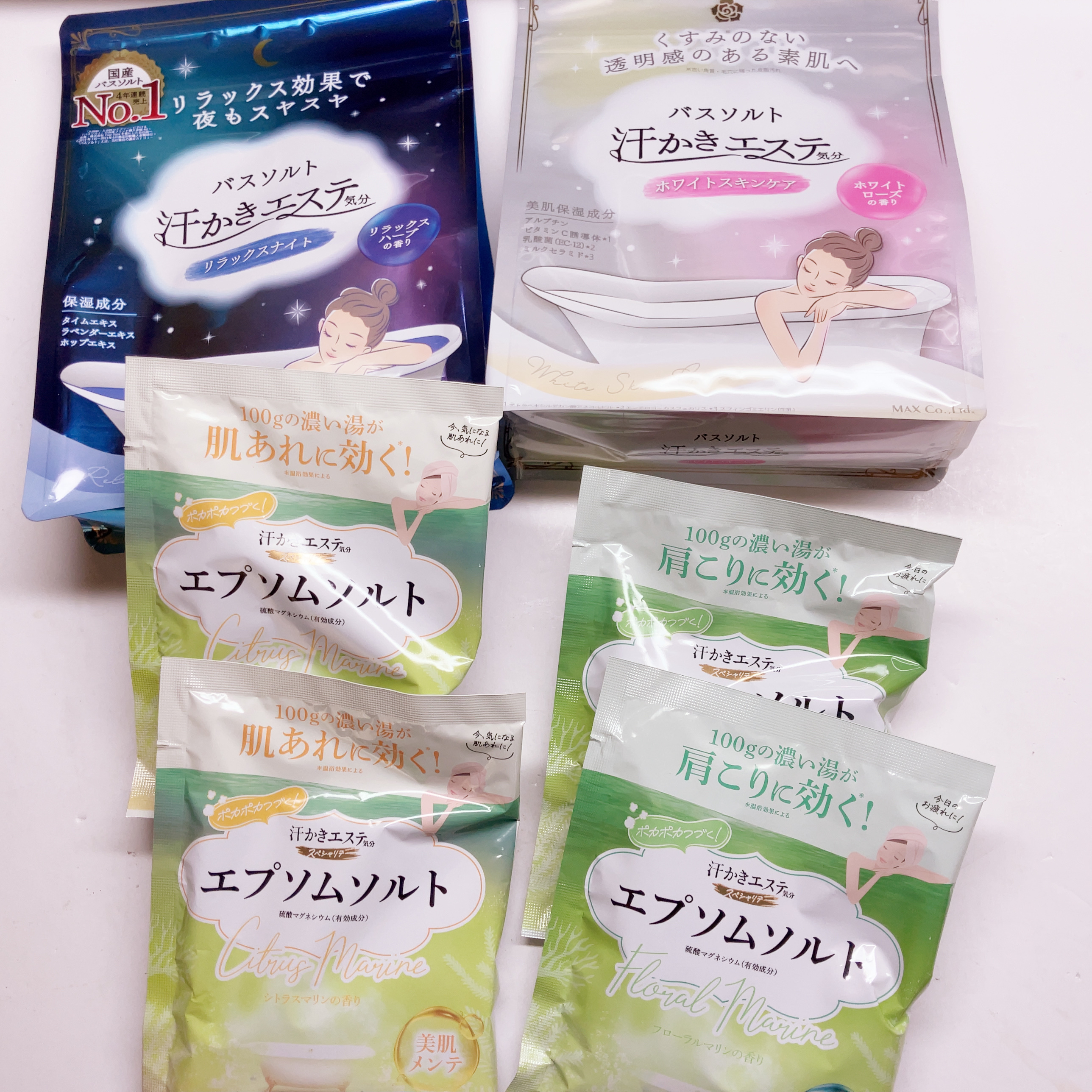 汗かきエステ気分 ホワイトスキンケア/マックス/保湿系入浴剤を使ったクチコミ（1枚目）