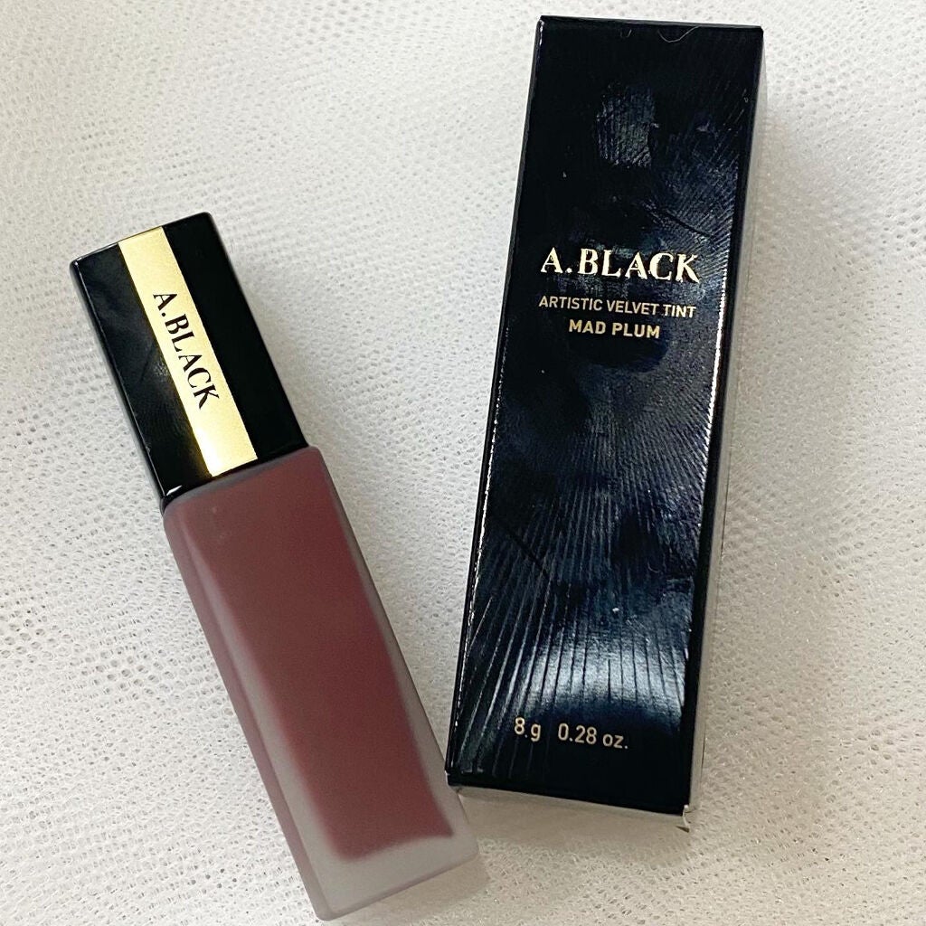 アーティスティックベルベットティント/A.BLACK/リップティントを使ったクチコミ(7枚目)